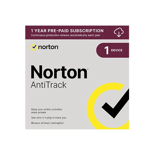 Norton AntiTrack – for blocking trackers and protecting privacy online, 1 PC – 2024